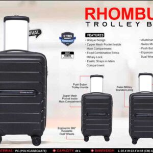 Swiss Military Trolley Bag for Corporate Gifting Bangalore