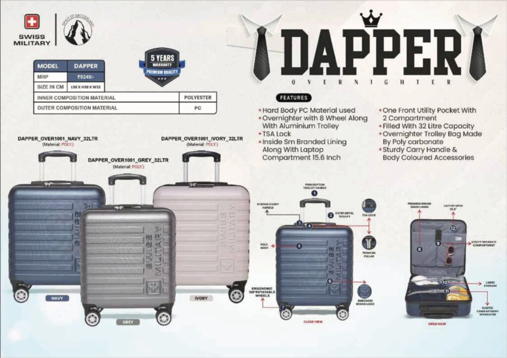 Swiss Military - overnighter Bags for Corporate Events in Bangalore
