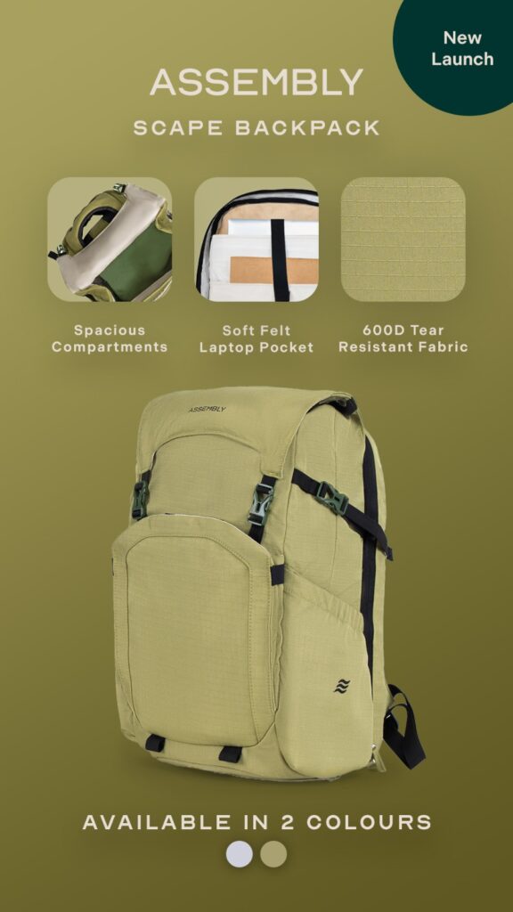 Assembly Scape - Travel Backpack for Corporate Gifting Bangalore