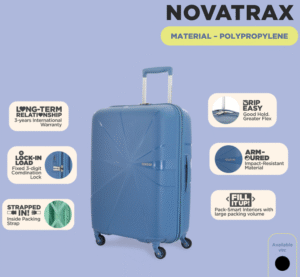 American Tourister Novatrax Trolley Bag for travel gifting Bangalore