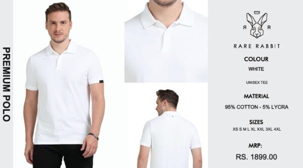Rare Rabbit Premium Polo T-shirt Brand Merchandise Bangalore