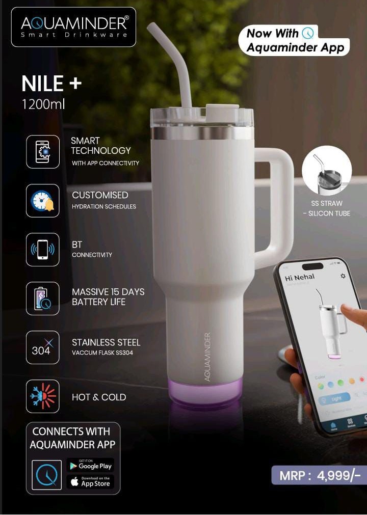 Aquaminder Nile+ Smart Tumbler for Promotional Gifting Bangalore