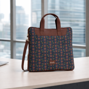 L-Zippered Laptop Handbag – corporate women gifting bags Bangalore