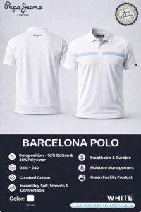 Pepe Jeans BARCELONA Polo – premium polo t-shirt corporate gift bangalore