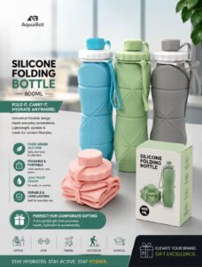AquaBot Foldable Bottle for Corporate Employees Bangalore