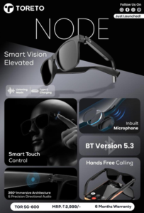 Toreto Node Smart Wearable Gifts for Startups Bangalore